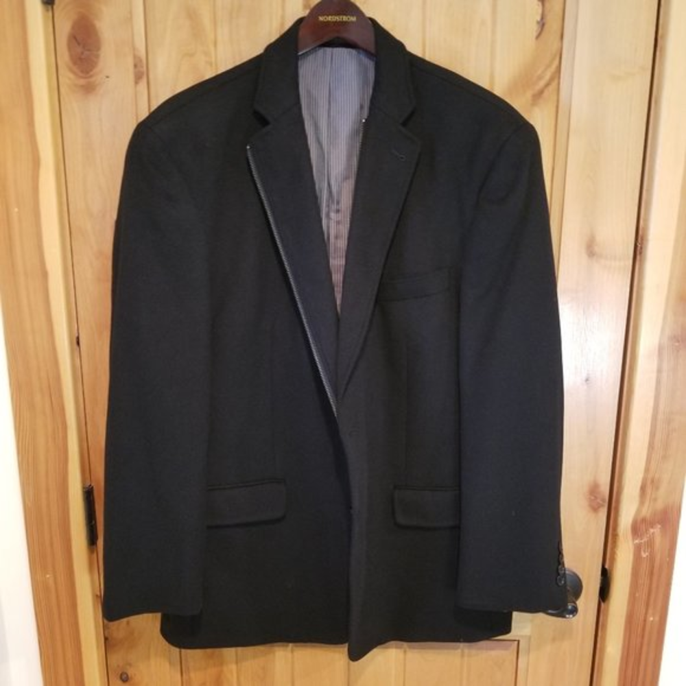 Calvin Klein Black Macy's 44R Men Jacket
